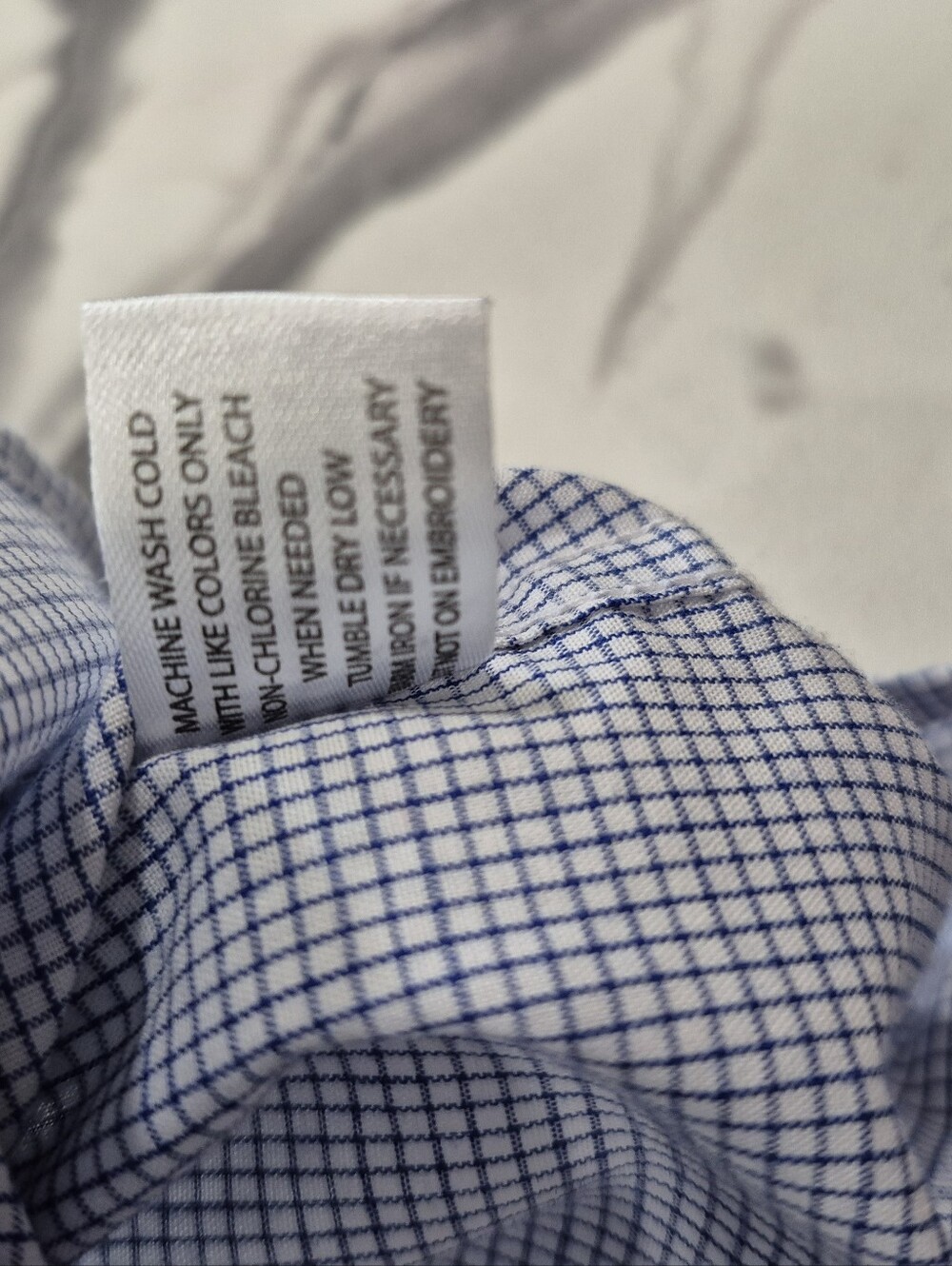 US Polo Assn Short Sleeve Button Down Shirt, Mens Slim Fit Medium, Blue Check - Picture 14 of 14